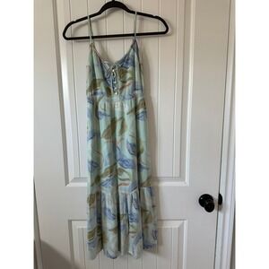 Abercrombie & Fitch Floral Midi Dress Button Front Casual Summer‎ XXS Petite